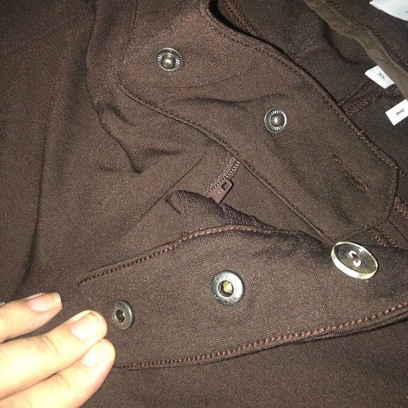 Chocolate Brown Fox Croft Women’s Ponte Pants XL - Picture 6 of 7